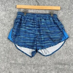 Nike Dri Fit Tempo Running Shorts Lined 3" Blue Women's No Size